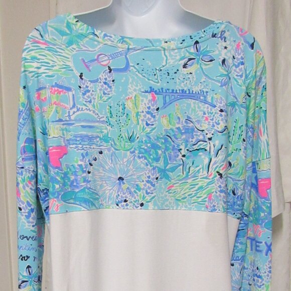 Lilly Pulitzer Loves Texas Tee Medium - Picture 2 of 11